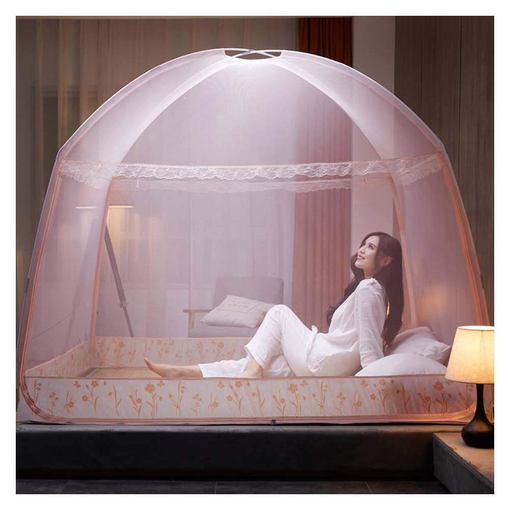 GTHTUHFD Pop Up Mosquito Net, Portable Tent Travel Double Door Zipper Bed Net, Easy Installation And Fine Mesh, Perfect For Bedroom Outdoor,3,200 * 220