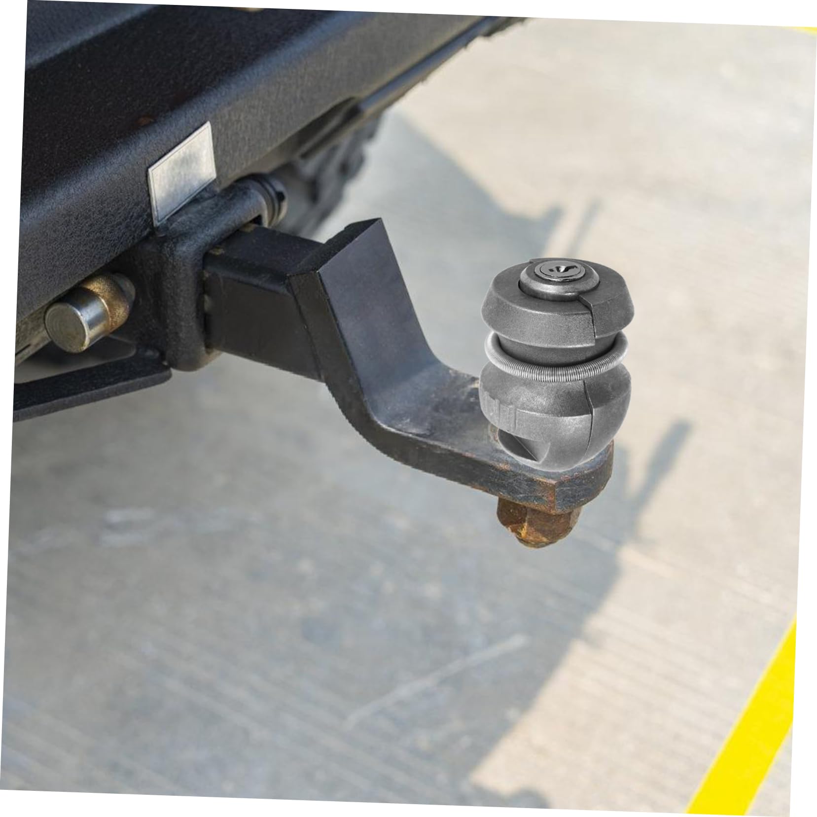 Genérico Bloqueo De Remolque De 50 Mm Cerradura De Enganche Dispositivo Antirrobo Instalación Rápida Seguridad Para Caravanas y Remolques