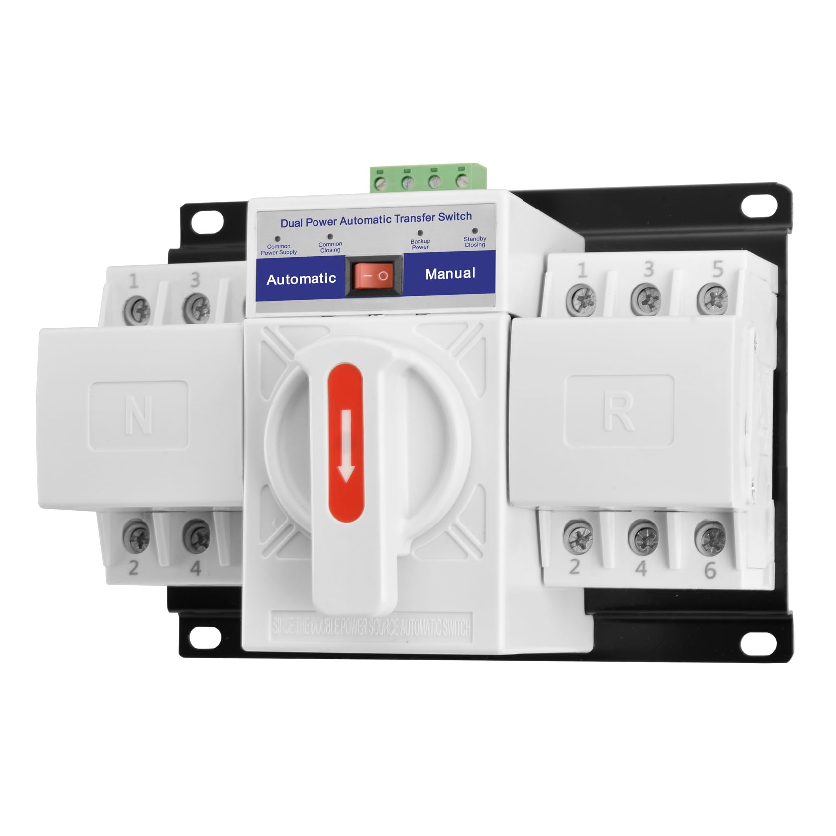 Heschen ATS HSQ1-63 - Interruptor de transferencia automática Dual Power 3P 63A 400V CA Clase CB Auto/Manual para dispositivos con altos requisitos de estabilidad de rendimiento