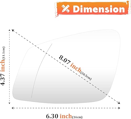 Miniatura 5 de Espejo retrovisor con calefacción para el lado izquierdo del conductor se adapta a BMW 228i 320i 328d 335i 340i 535d 535i 740i 740Ld 760Li i3 M2