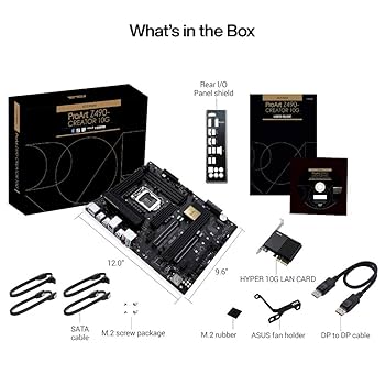 マザーボード ASUS ProArt Z490-CREATOR 10G Amazon.com: ASUS ProArt Z490-CREATOR 10G Intel® Z490 LGA