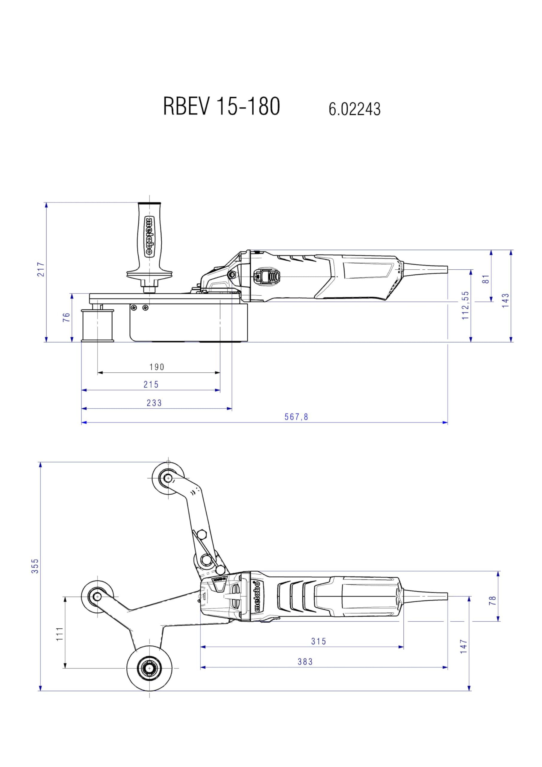 LIJADORAS DE CINTA PARA TUBOS ESPECIAL INOX - RBE 15-180 SET