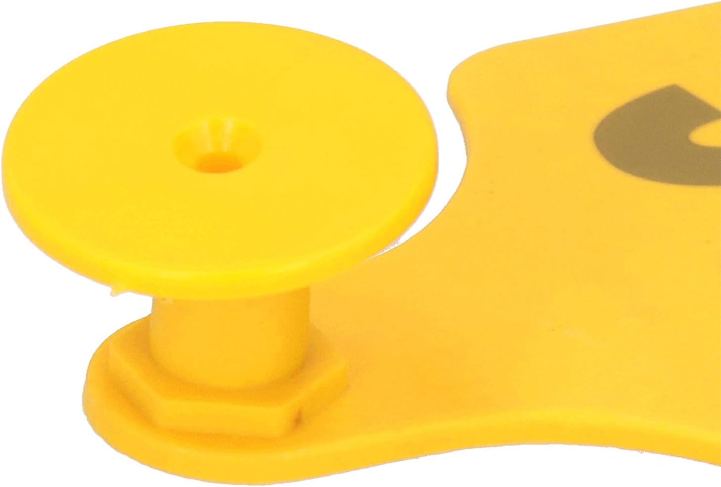 Cattle Ear Tags 100PCS with Numbers 001-100 | Animal Identification Tags for Livestock Management/Breeding/Health Monitoring | Plastic + Copper Ear Tags with Nail Buttons
