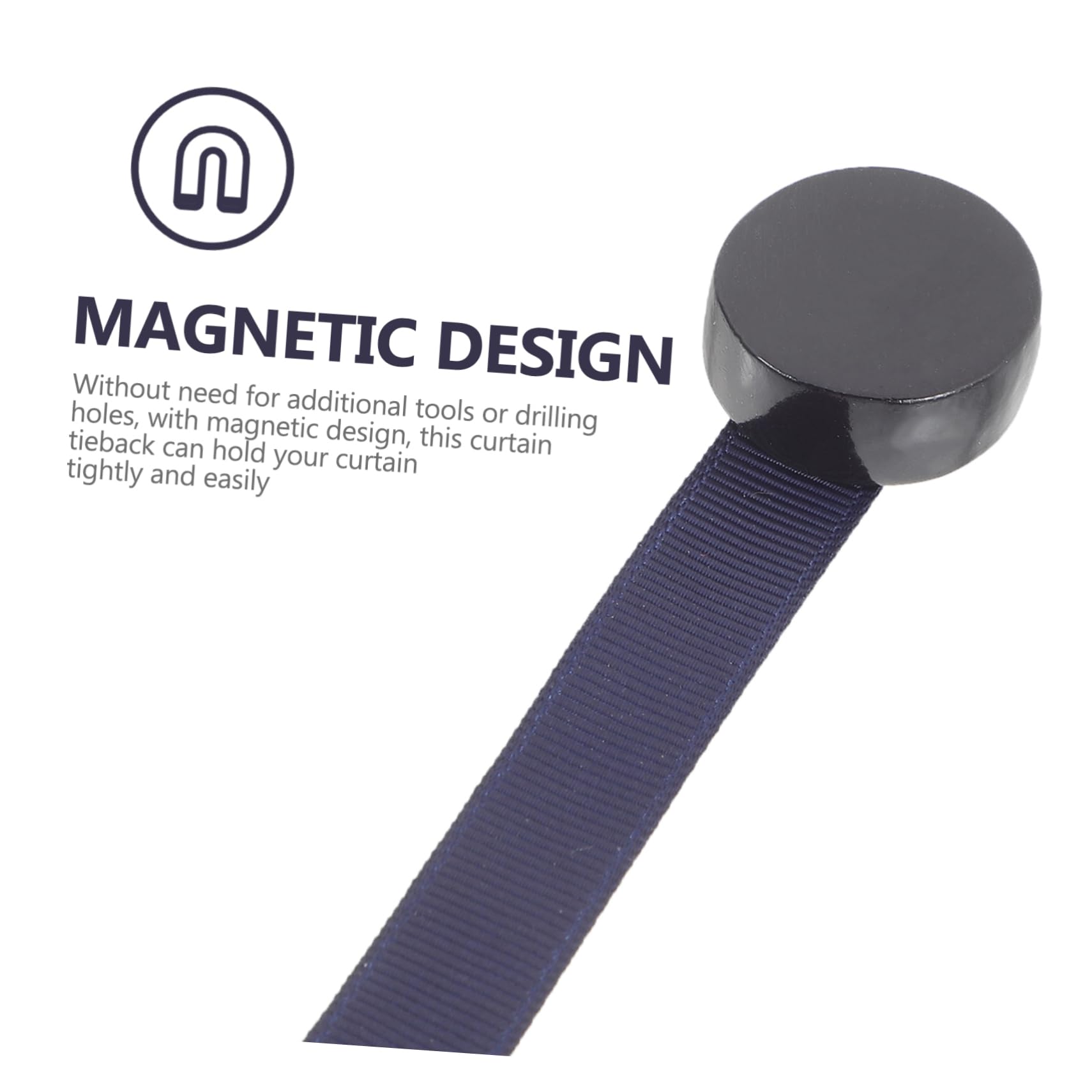 ULTECHNOVO 4 Sätze Ankervorhangschnalle Magnetische Raffhalter Für Vorhänge Raffhalter Für Gardinen Binden Fenstervorhanghalter Bucht Goldene Vorhanghalter Holz 2 Stück * 4