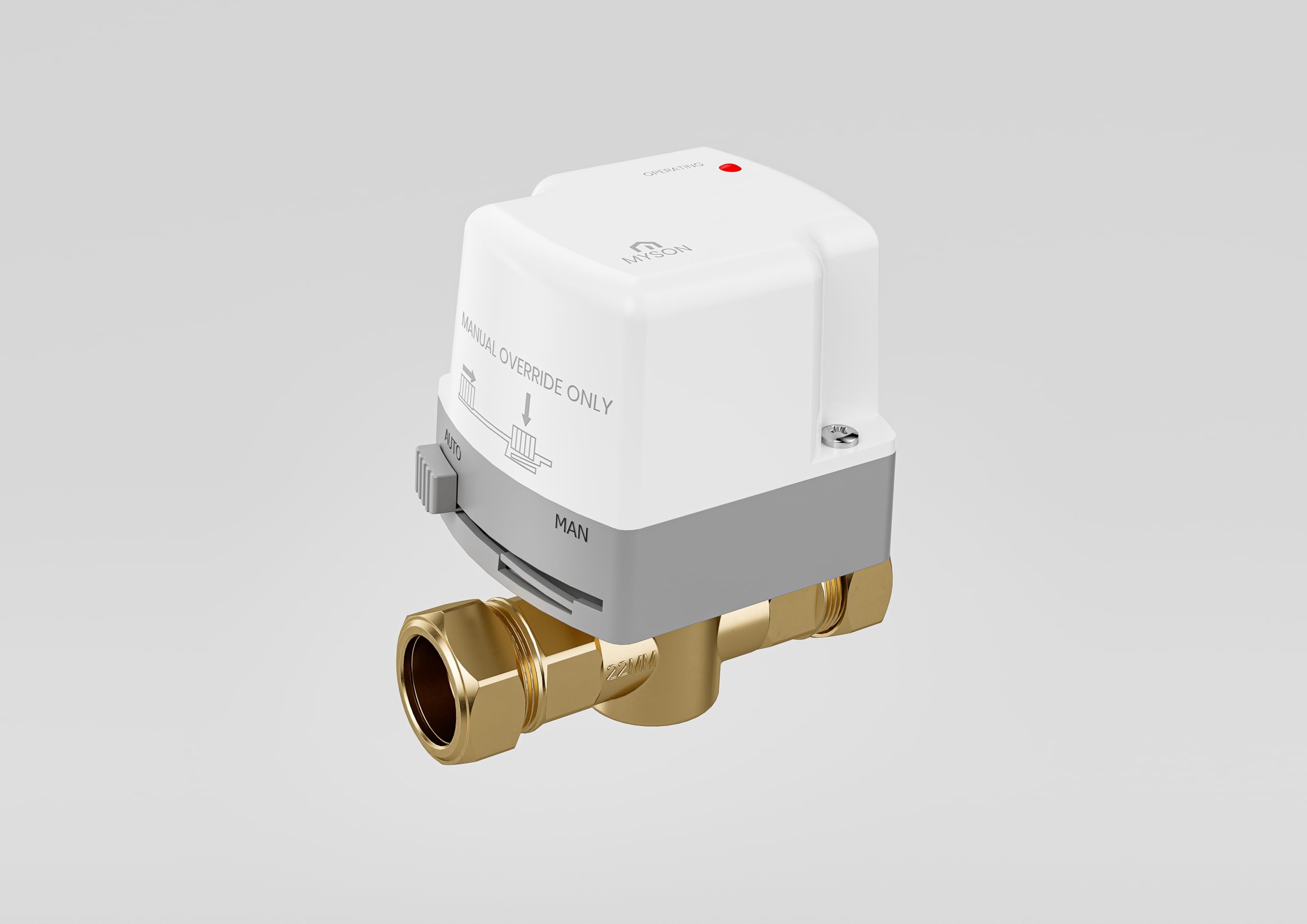 Myson White Mpe222 2 Port Motorised Valve 22Mm