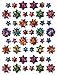 Produktbild AVERY Zweckform 55231 Deko Sticker Sterne (3D Effekt) 48 Aufkleber