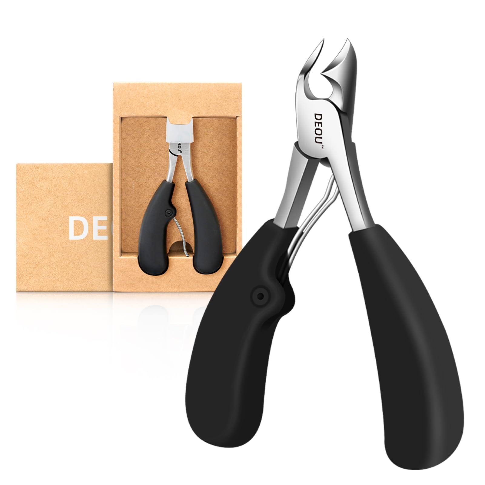 DEOU Heavy Duty Large Opening toenail Clippers Suitable for Embedded Growth and Rough Nails Home Pedicure Tools for