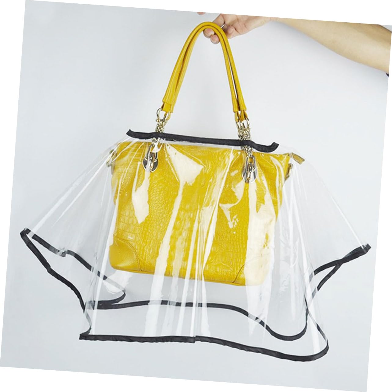 Cabilock Funda de Lluvia para Bolso de Mano Eva Transparente 2 Piezas