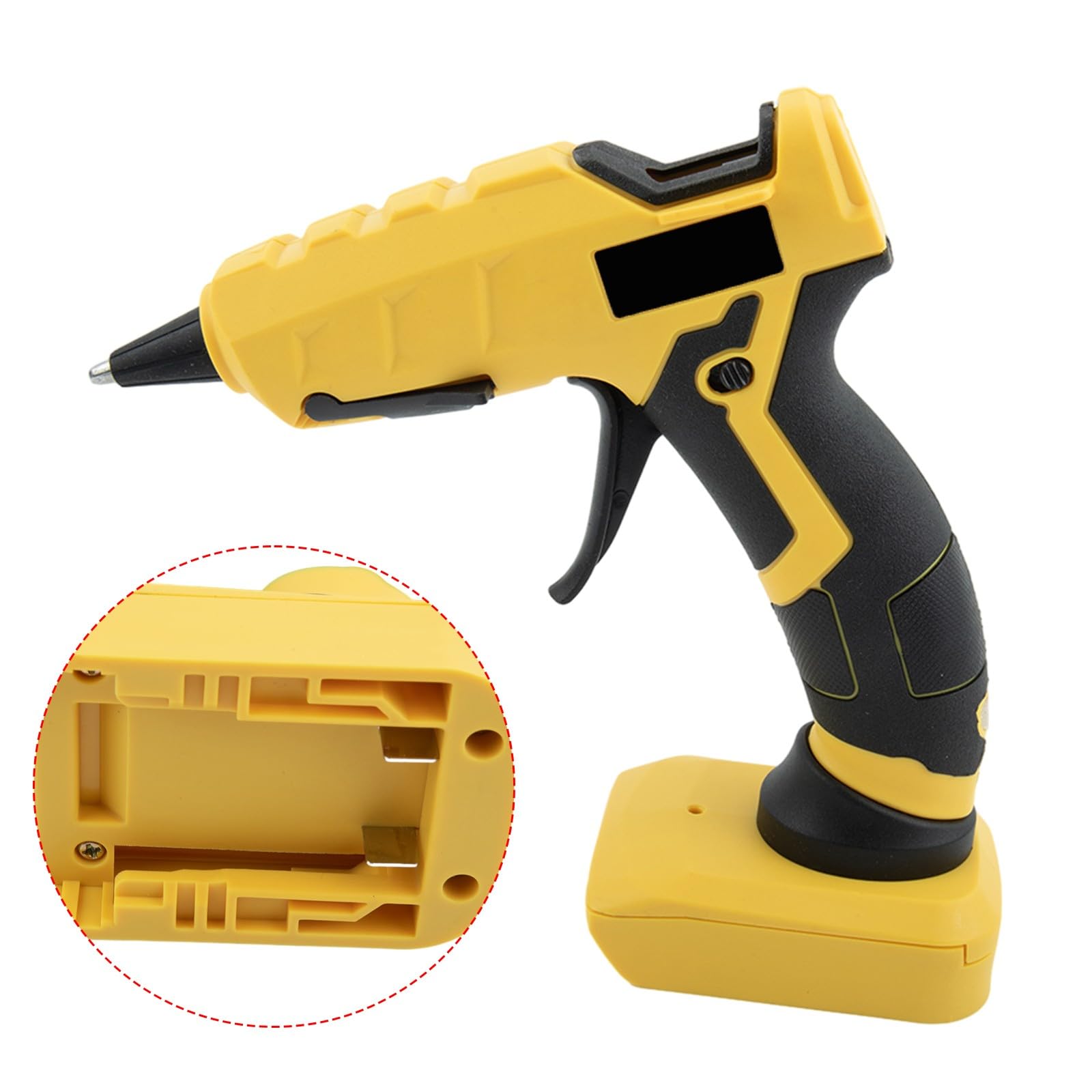 Whychstore Strumento per colla a caldo senza fili, 40 W, 20 V, compatibile con batterie da 18 V e 20 V MAX XR, riscaldamento rapido per lavori fai da te e riparazioni
