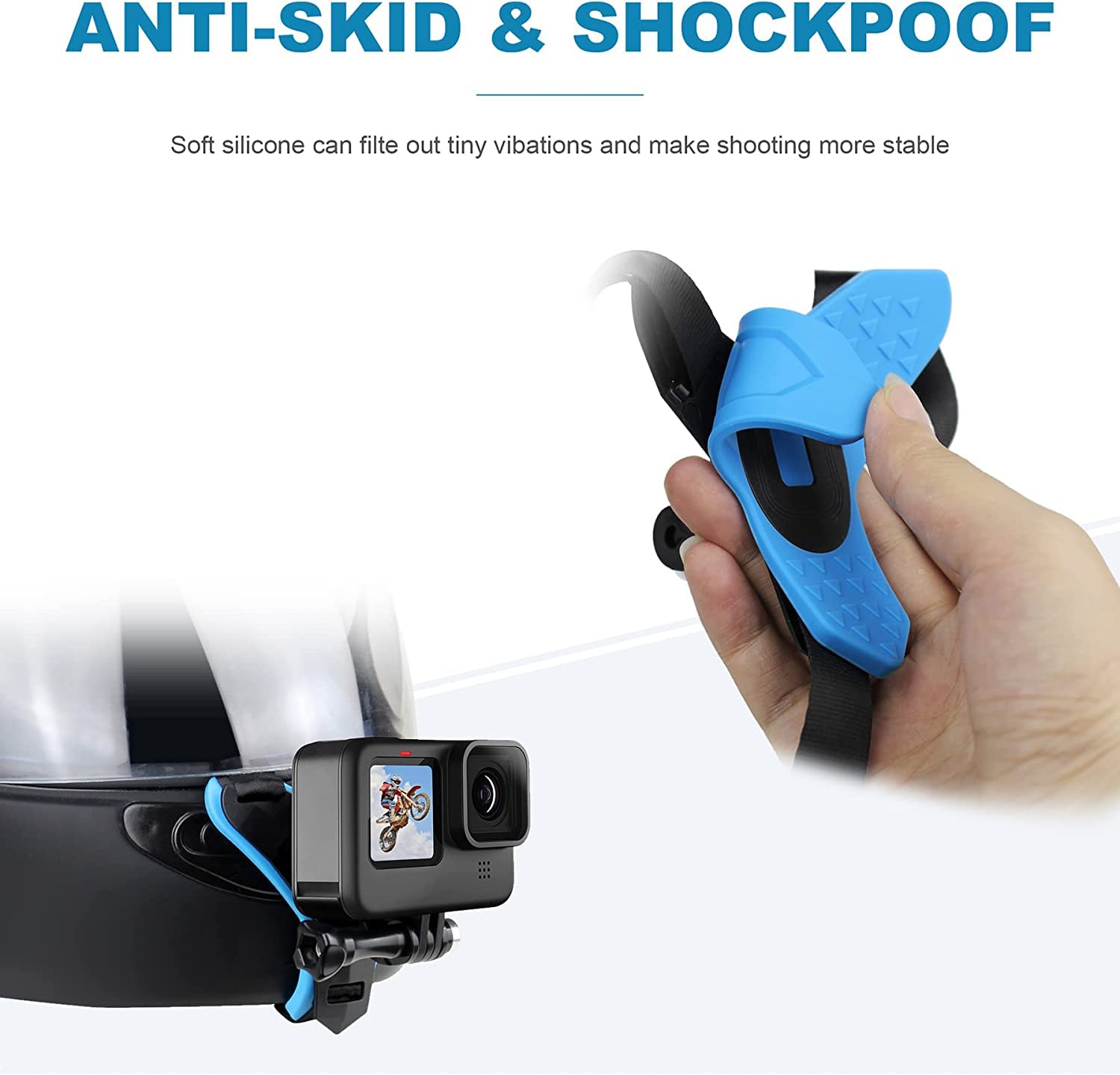 Supporto Universale Per Casco - Adattatore Per Action Camera E Smartphone