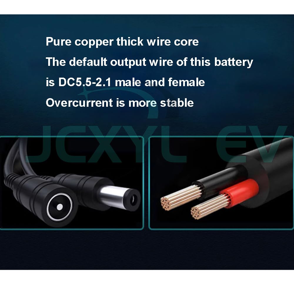 Pacco di batterie al Litio Ricaricabili da 12 V 20000 mAh 30000 mAh, Batteria al Litio ad Alta capacità da 12 Volt per Altoparlante Portatile, lampione Solare
