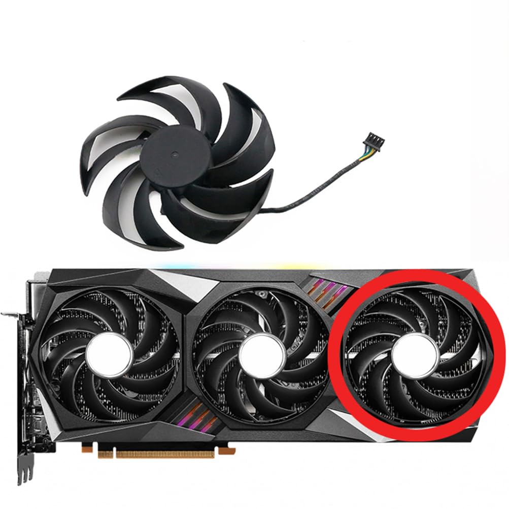 Replacement Cooling Fan For MSI Gaming X Trio Graphics Cards