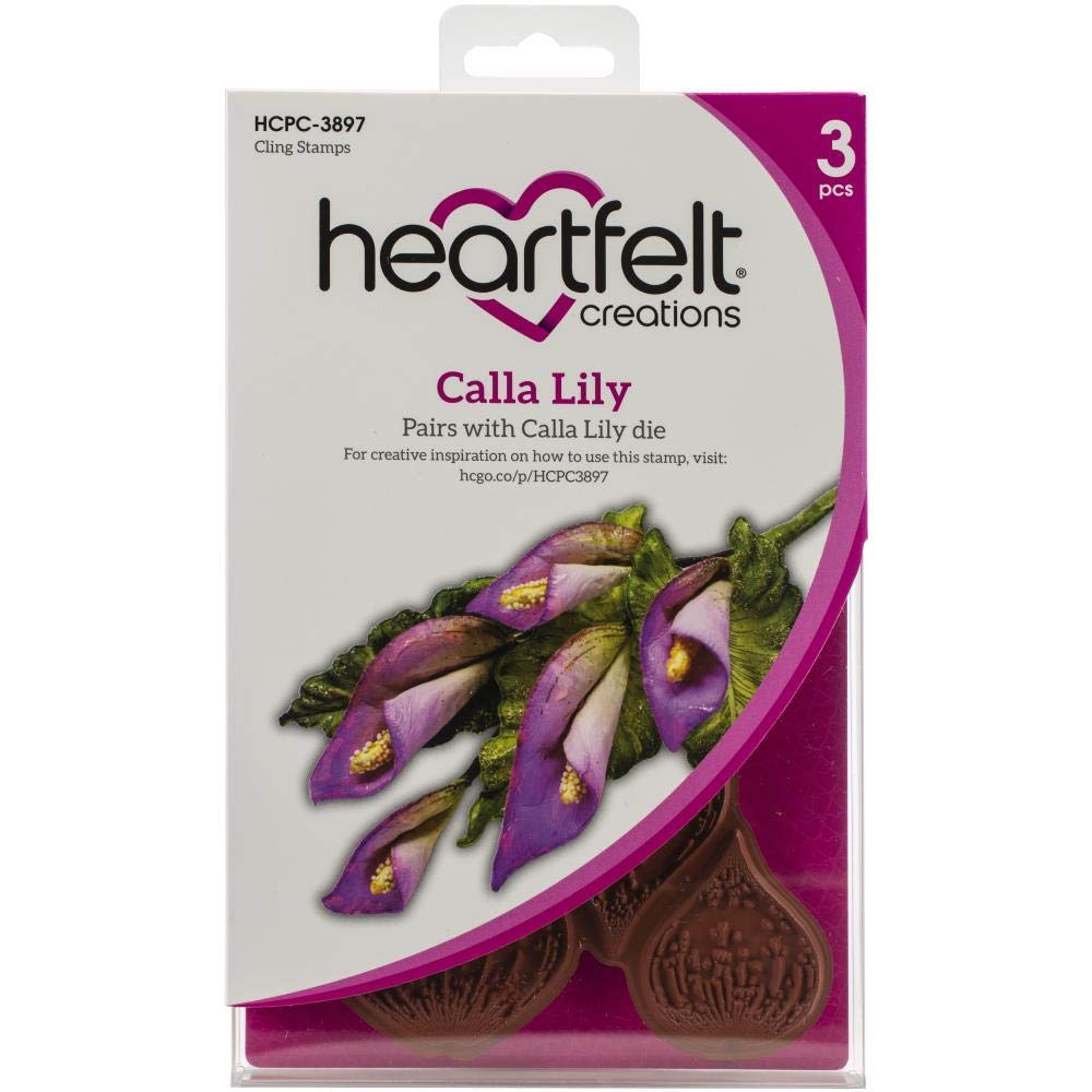 Heartfelt CreationsCLING RUBBR STMP SET CALLA LILY