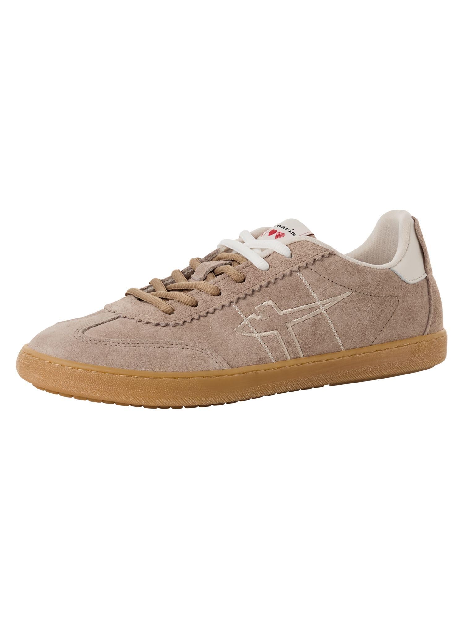 Tamaris Women Sneaker Low Leather beige 6.5 UK