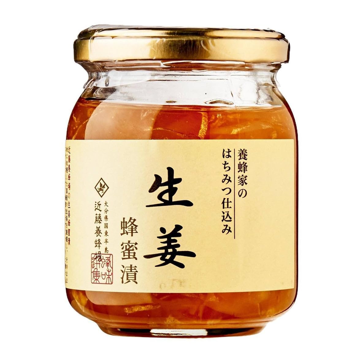 Amazon.com : Kondo Japanese Bee Farm Shoga Hachimitsu Zuke Honey