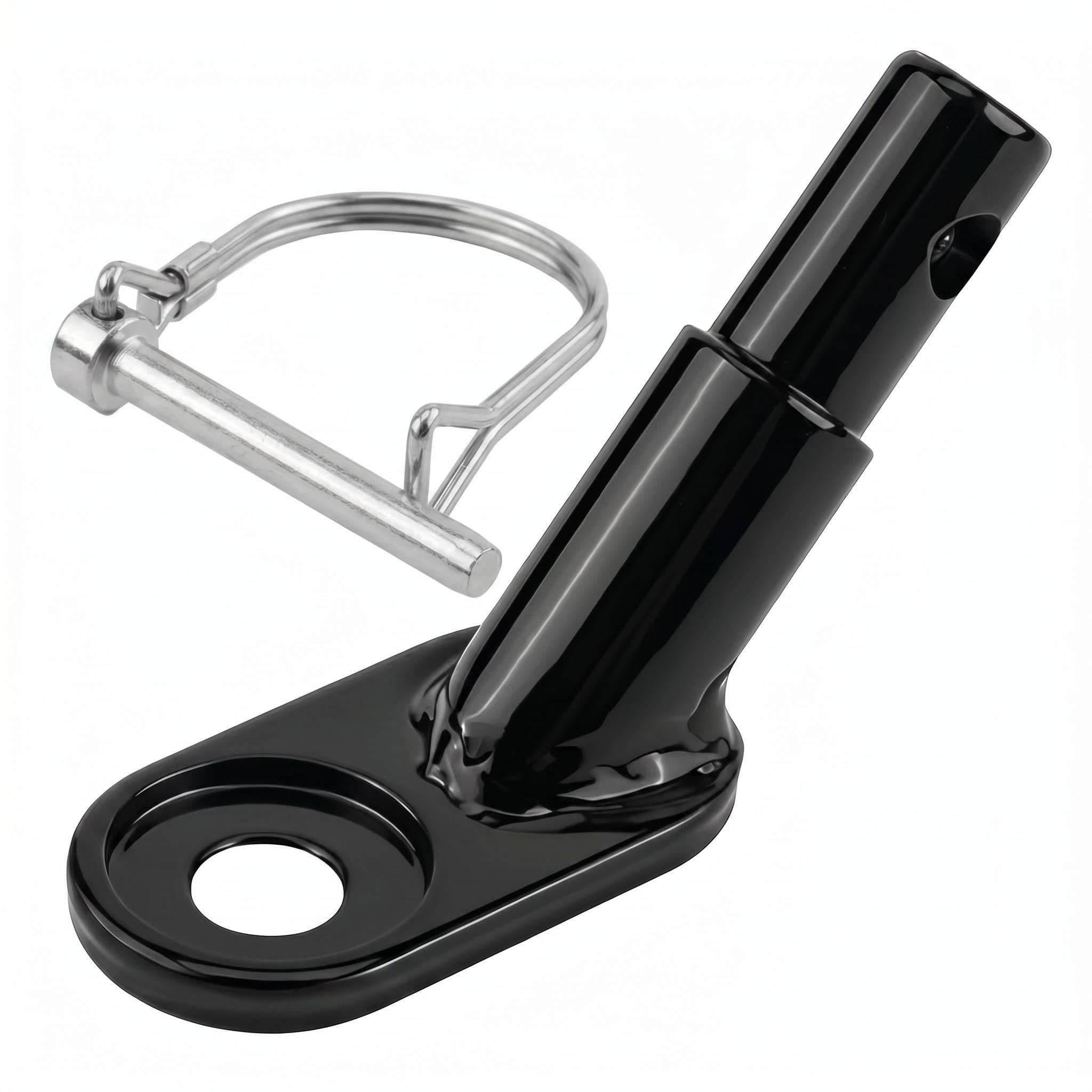 Attache Remorque Vélo avec Goupille de Sécurité, Fixation Acier Alliage pour Remorque Enfant Chien