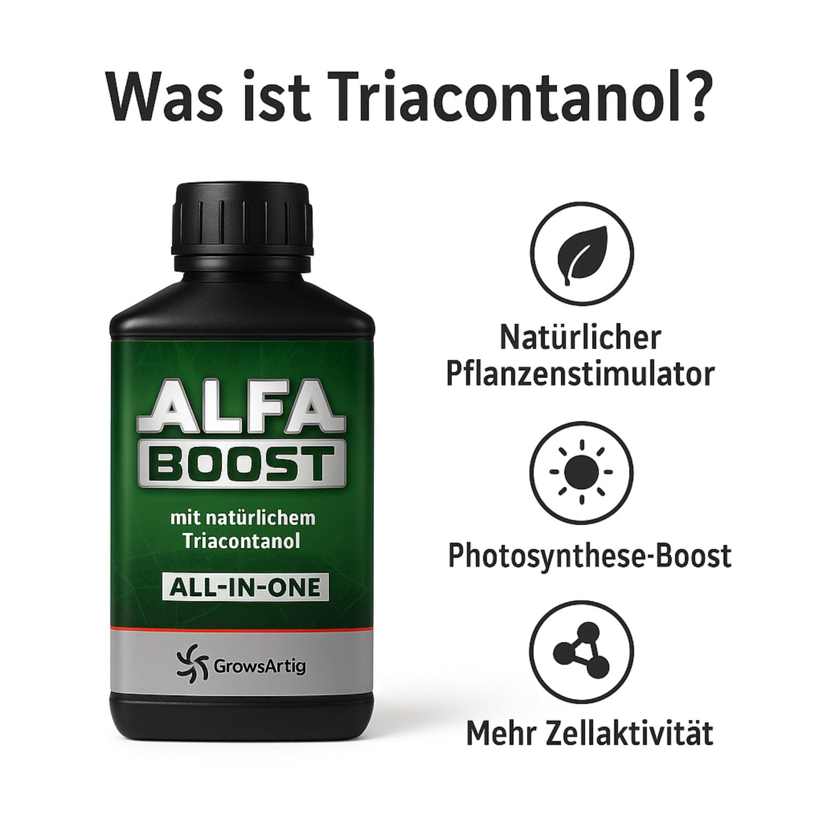 Weedness Alfa Boost All-In-One Dünger 500 ml - Pflanzenwachstum Naturdünger Tomaten Organischer Bio Gurken