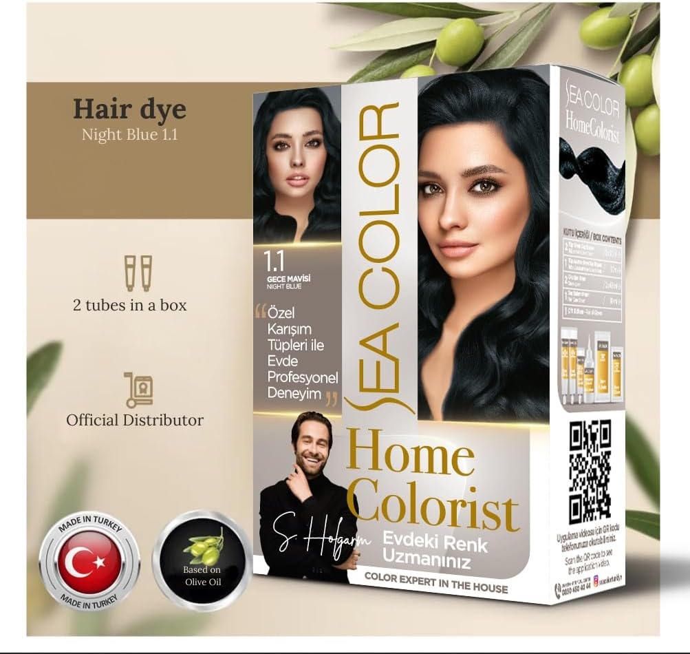 Sea Color Home Colorist Set Sa  Boyas  1.1 Gece Mavisi N ght Blue