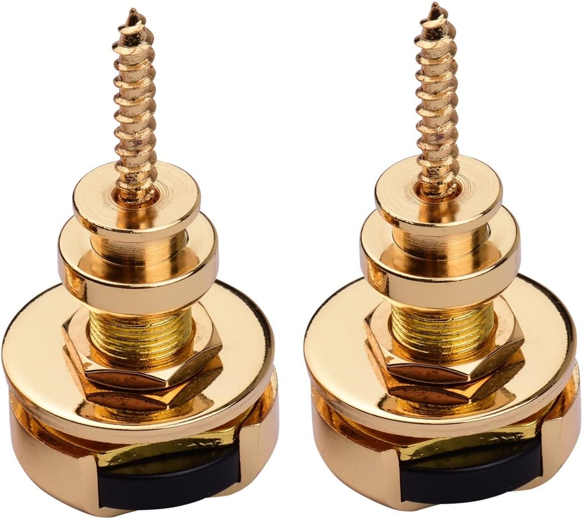 ギター落下防止】D'Addario DUAL LOCK レビュー！ストラップロックで思う存分ROCK💖【ダダリオ】 | ギターいじリストのおうち ギターパーツ、ギターアクセサリー、2個 ギターストラップロック メタルセキュリティクイックリリースストラップボタンリテーナー Aco