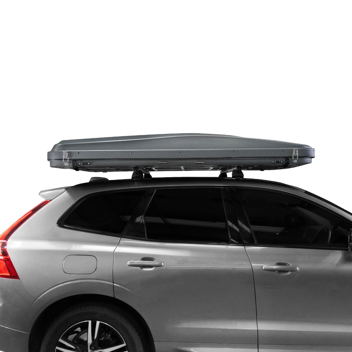 Tenda da Tetto per Auto 2-3 Posti con Apertura Idraulica Assistita, Tessuto Impermeabile 3000mm, Materasso 5,5cm, Scala Telescopica e Torcia Solare Inclusa