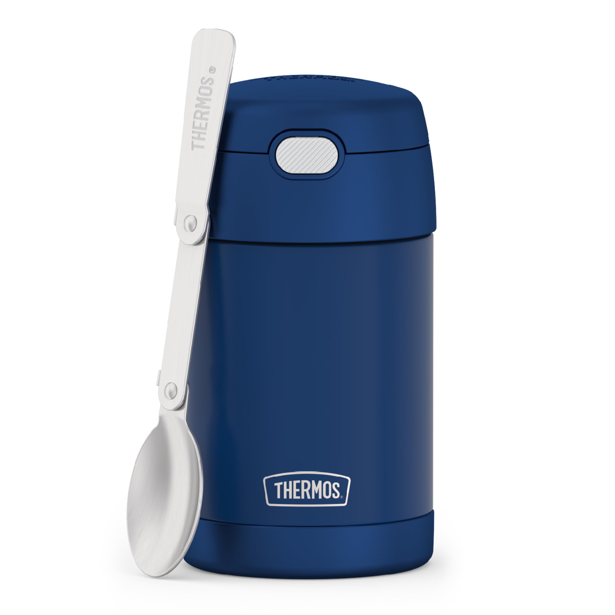 THERMOS FUNTAINER Food Jar with Spoon, 16oz, Navy