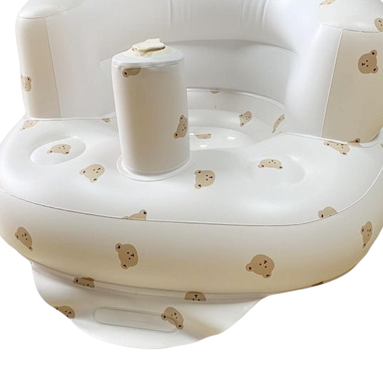 Oshhni Asiento infble de PVC para, niños Que juegan, SIL Flotante Shower para pequeños, Oso M