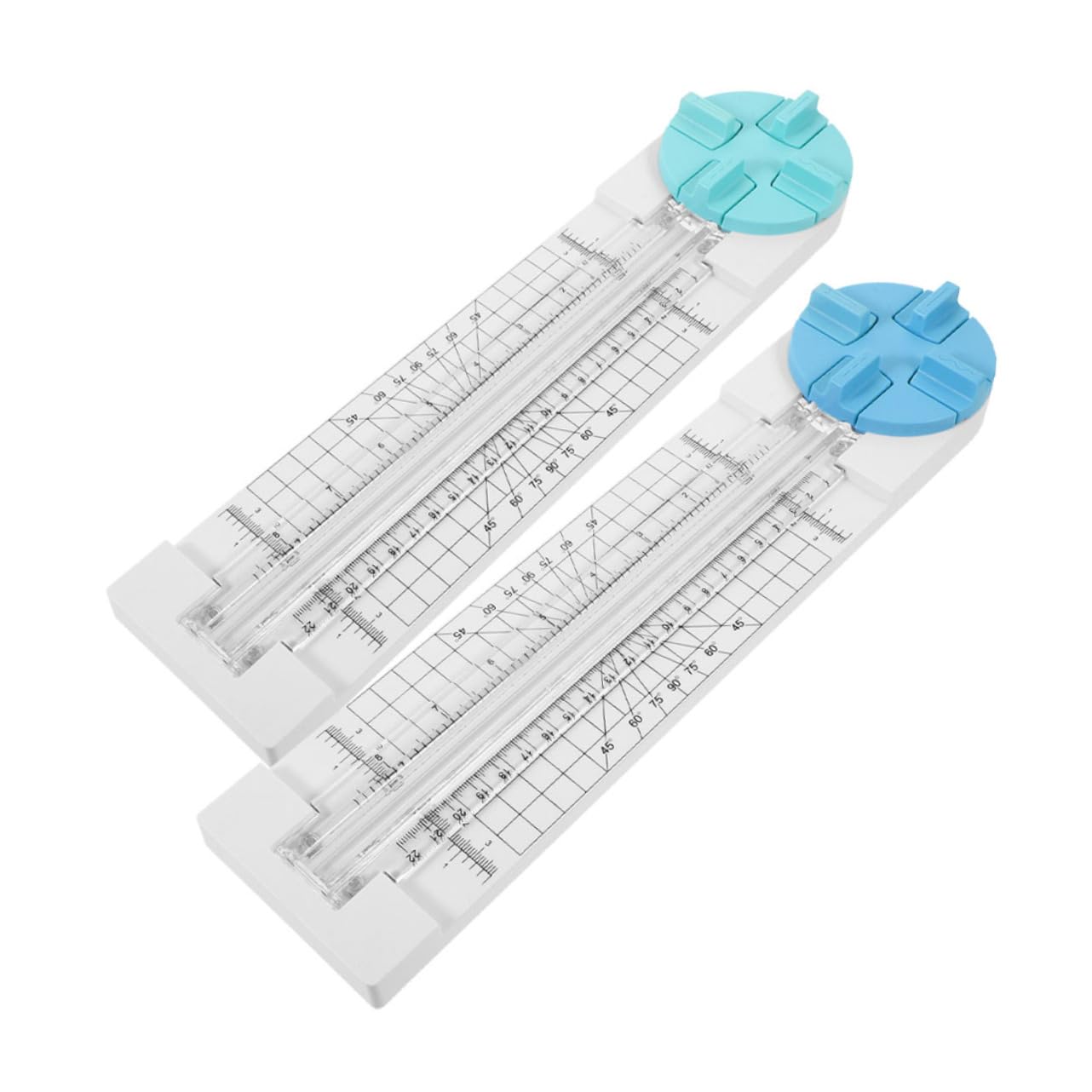 Gadpiparty 2piezas Cortadora De Papel Portátil Para Manualidades Papel De Obsequio Tarjetas Álbumes De Recortes