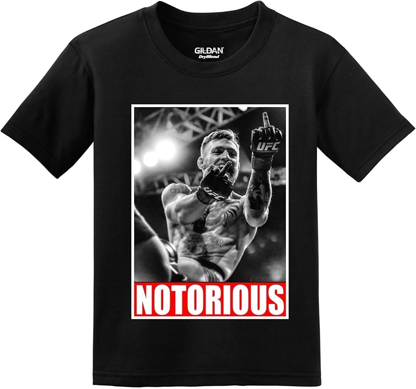 Conor McGregor Notorious Fook You Men's T-Shirt Black
