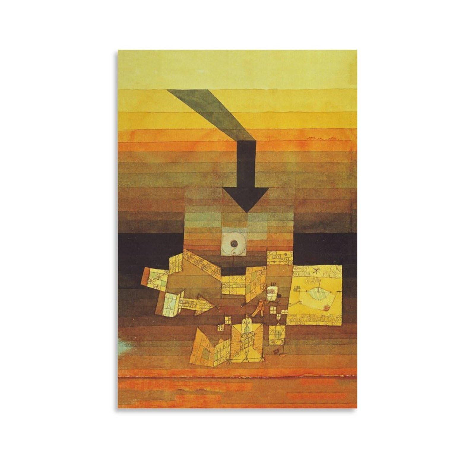 Amazon.co.jp: Paul Kleeパウル・クレー《襲われた場所》ポスター 印刷