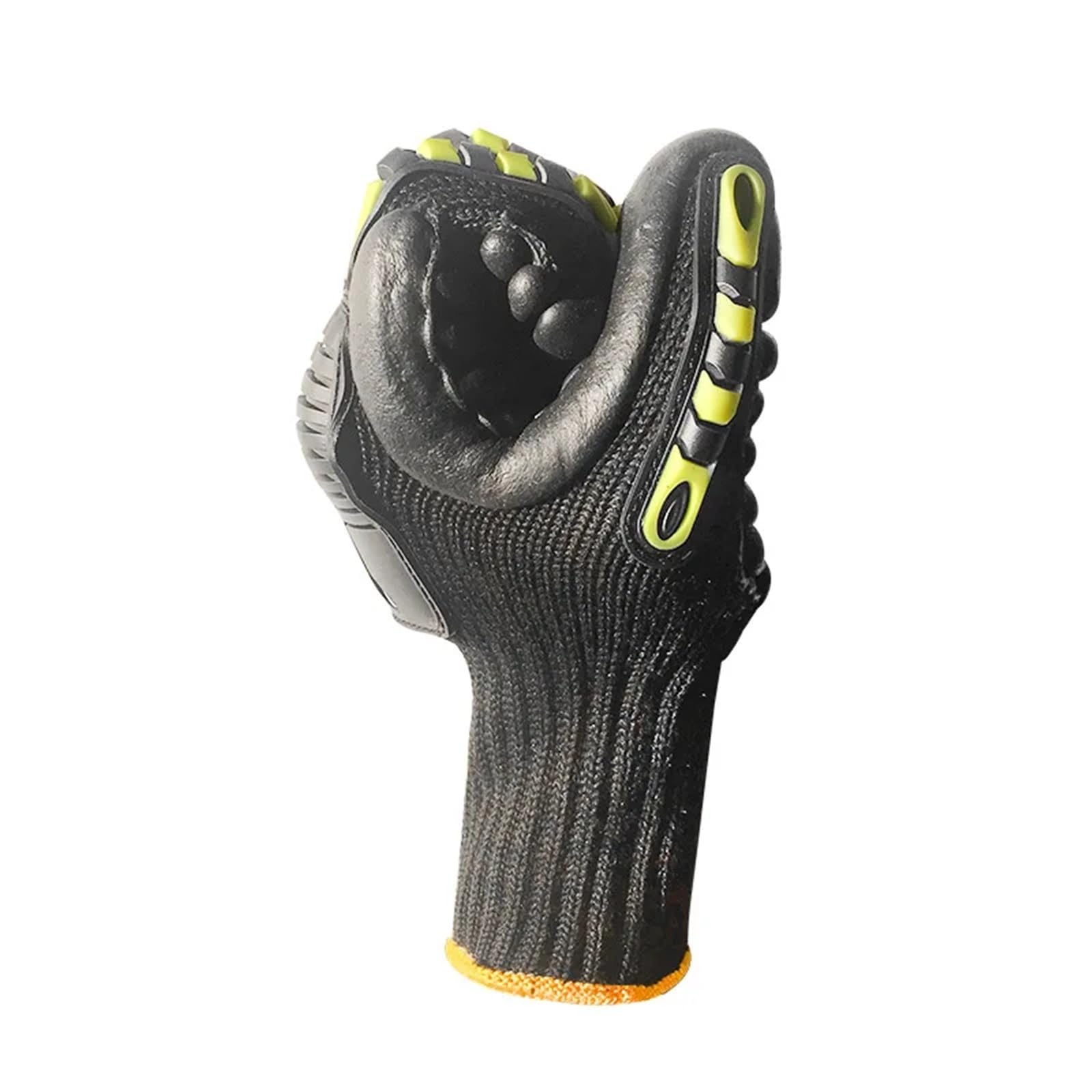 Générique Gants de sécurité professionnels anti-vibrations - 5 niveaux de résistance aux chocs, aux impacts et antidérapants for les travaux miniers et de forage
