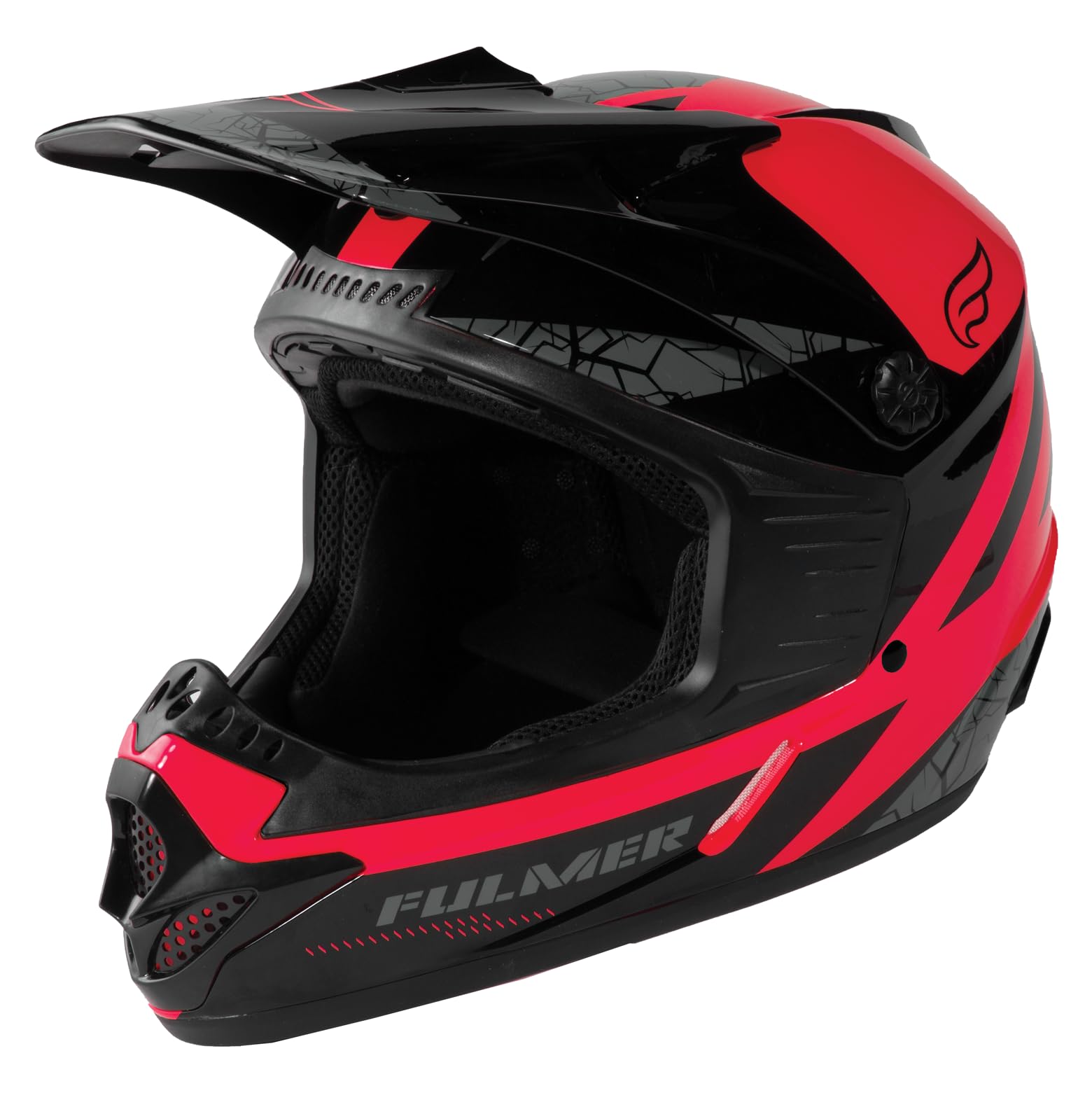 FULMER 253 FJ2 Quake Youth Off Road Helmet (Red