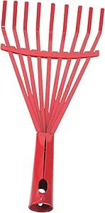 Amazon.com : FUNOMOCYA Nine-Tooth Deciduous Rake Head Metal Shrub Rake ...