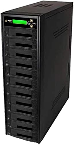 Miniatura 13 de Acumen Disc Duplicadora de discos duros 1 a 1 – 18 GB/minuto – Copiadora independiente y desinfectante/borrador compatible con DOD para múltiples