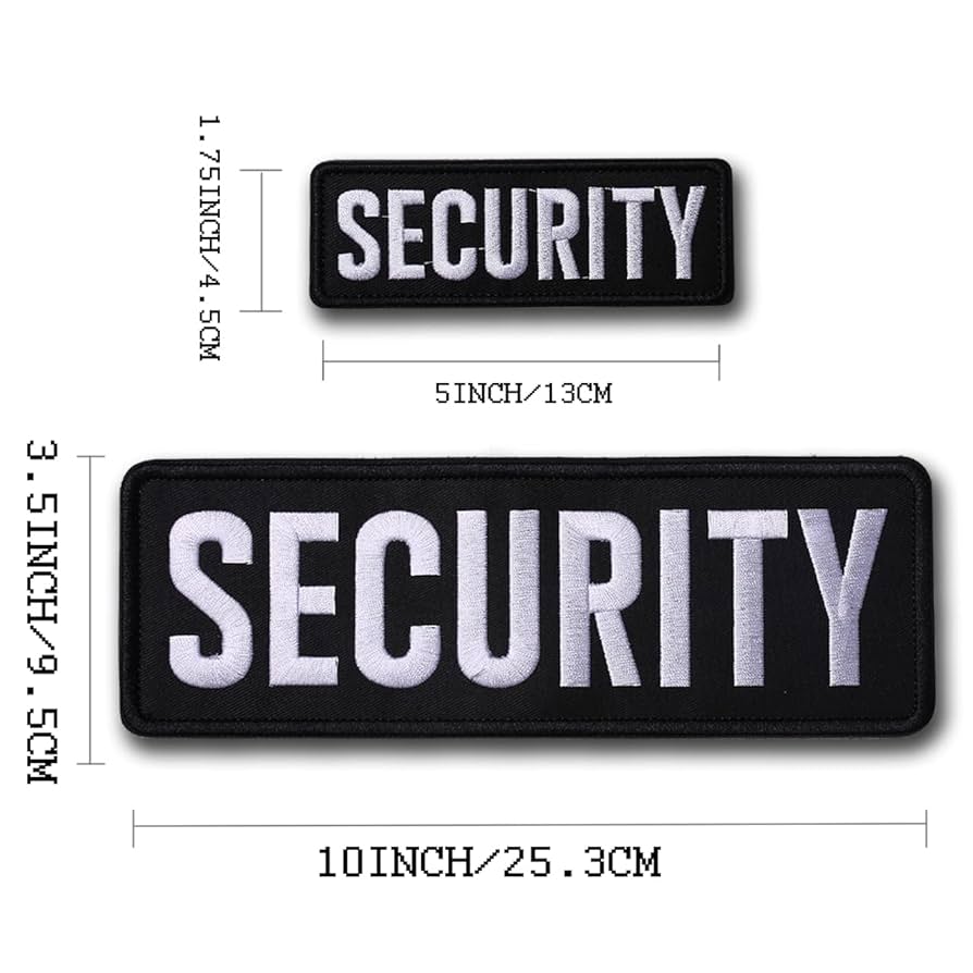 Amazon.com: ZESION Large Size Security Patches, Embroidered