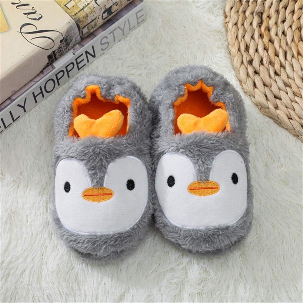 Vista 3 de LZSYC Pantuflas cálidas para niños pequeños