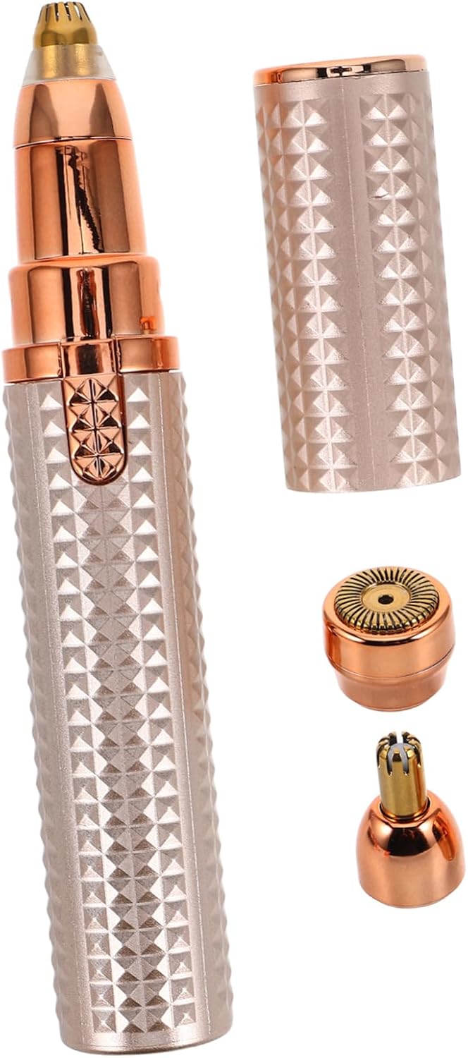 Rechargeable Precision Trimmer for Women, Portable Golden ABS Groomer