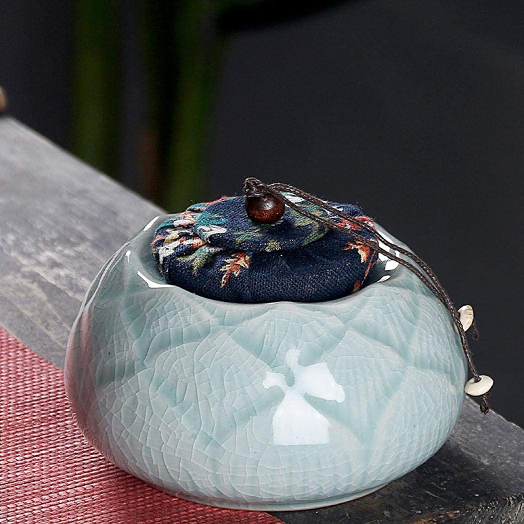 Ceramics Tea Storage Containers Tea Tins Food Storage Jar, Mini Tea
