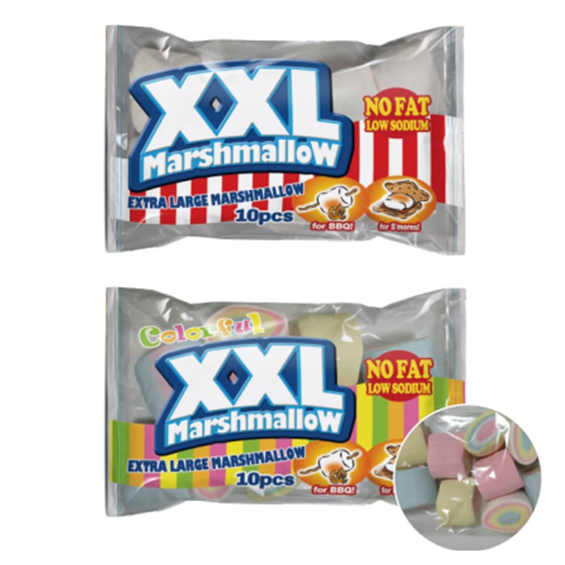 キャラメル＆マシュマロ Amazon.co.jp: アンディ XXLマシュマロ カラフルXXLマシュマロ 2