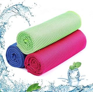 Cooling Towels,40" x 12" Ice Towel,Quick Dry Fitness Towel for Instant Relief, Cool Cold Towel for Neck, Microfiber Ice Towel,Stay Cool for Golf, Yoga, Gym, Camping,Hiking,Workout & Outdoor Sports