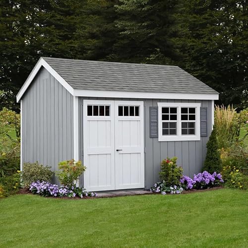 PRO FLEX Shed Window 14\" x 21\" - Ultra Thick White Aluminum Flush Mount with Tempered Glass and Screen - Shed Windows with Vertical Slider and Screws for Chicken Coop, Sheds, Barns, Playhouses - Thumbnail 2