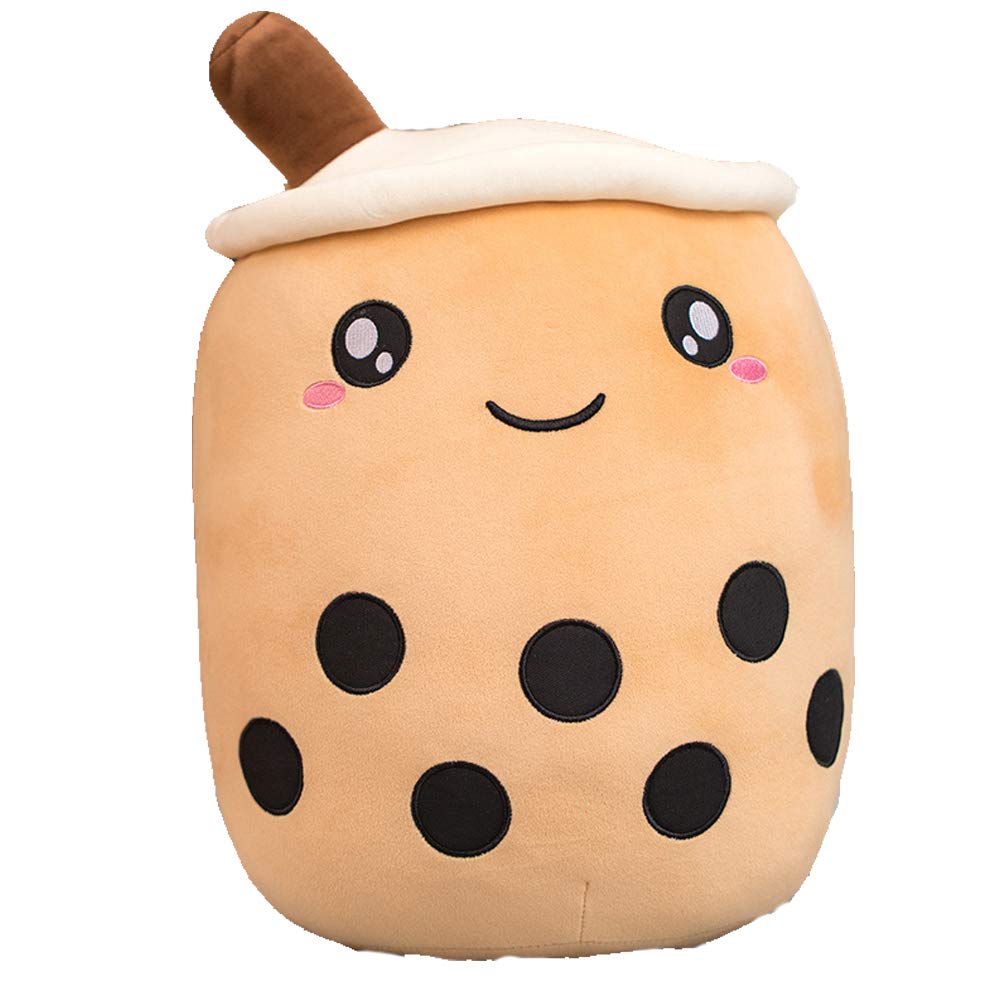Gigantyczny Boba Bubble Pluszowy Kubek Herbaty Poduszka 35cm Brązowy