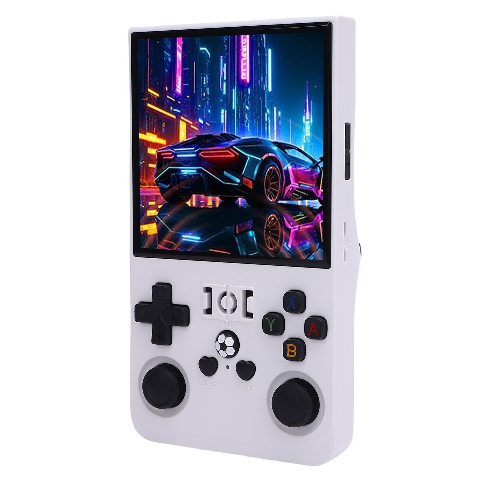 GOWENIC Console di Gioco Portatile retrò |Batteria da 4000 MAh Schermo da 4 Pollici 720x720 Dispositivo di Gioco Portatile da Viaggio con Giochi Integrati 18000 (64G)