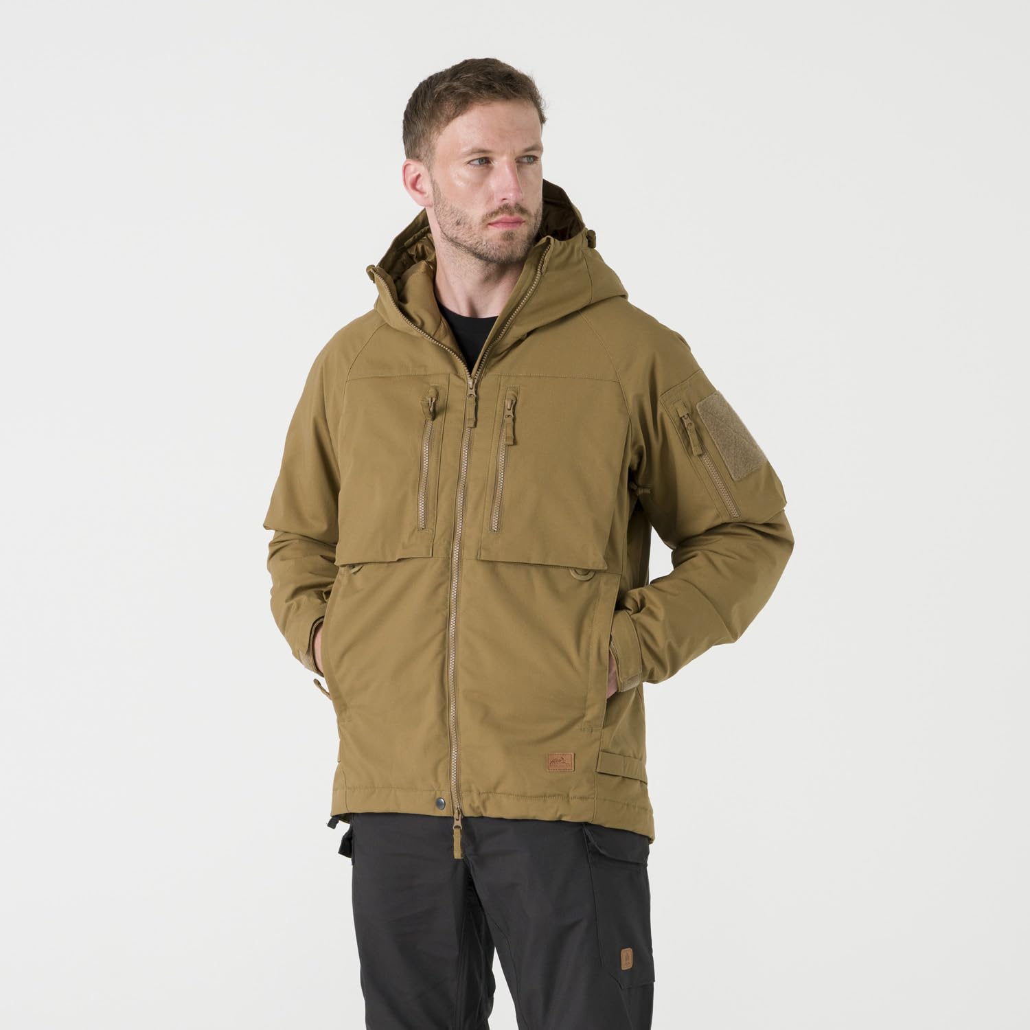 Helikon-Tex Winter Yukon Herren Tactical Jacke - Robuste Bushcraft Winterjacke - Climashield Isolierung - 8 Taschen