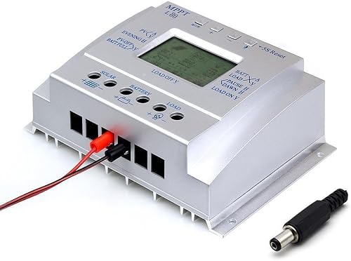 Miniatura 9 de Controlador de carga solar MPPT de 100 amperios 24 V 12 V automático, regulador de panel solar 100 A, potencia de entrada máxima 2500 W, para