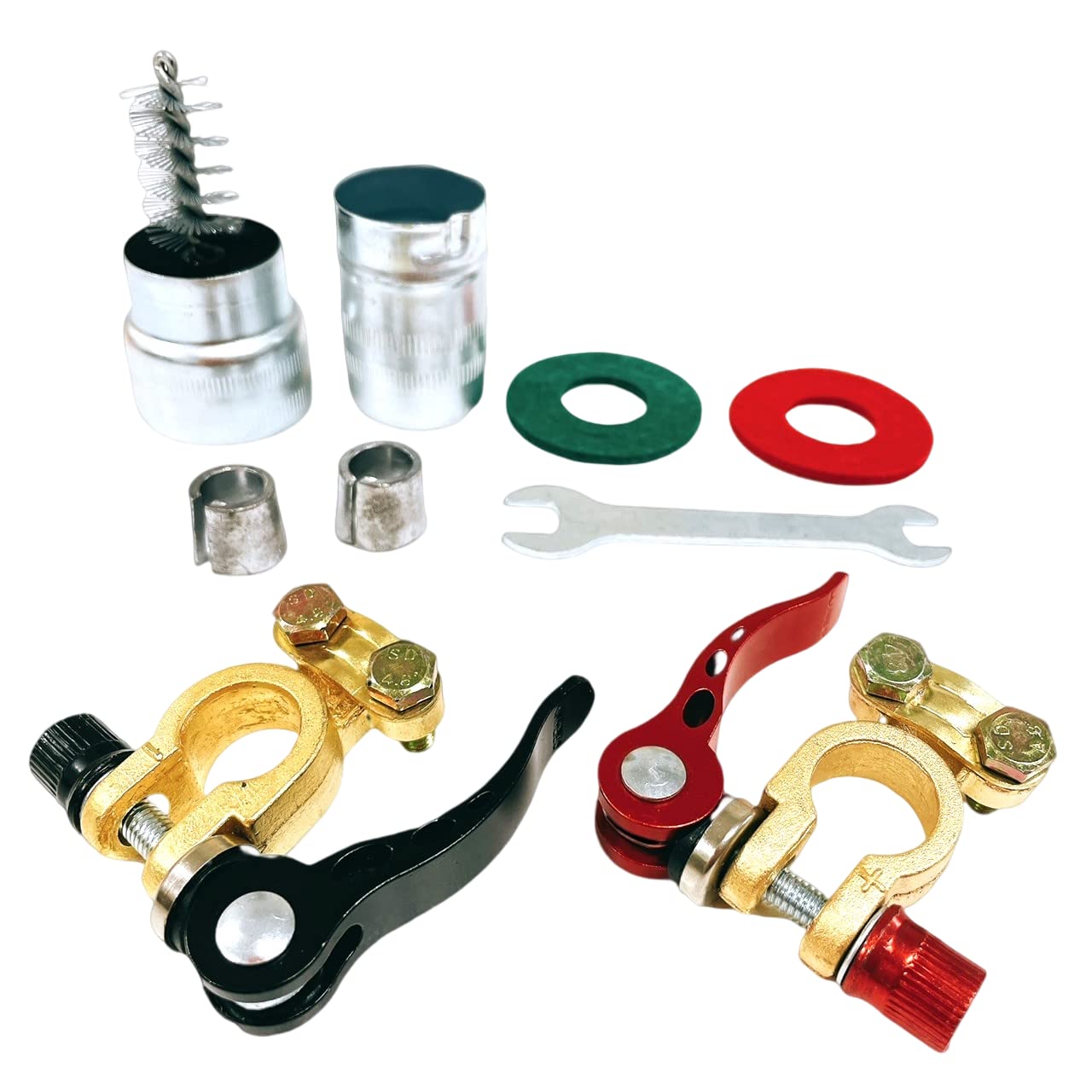 Amazon | Snugly 自動車用 バッテリーターミナル (真鍮製