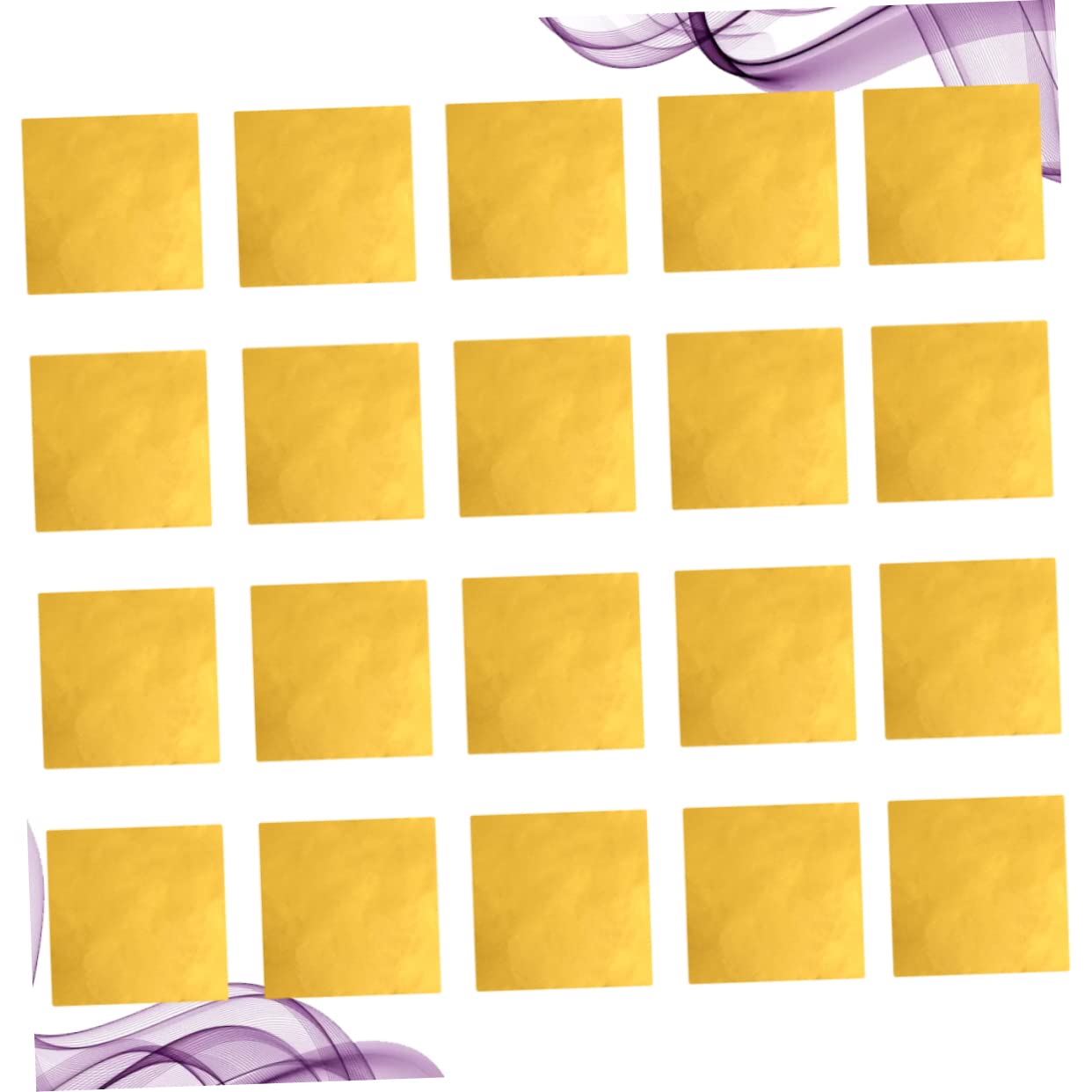 HAWILLOSCH Foil 14x14cm 150pcs Imitation Sheets for Scrapbooking Decor Foil Paper Wall Ceiling Stickers