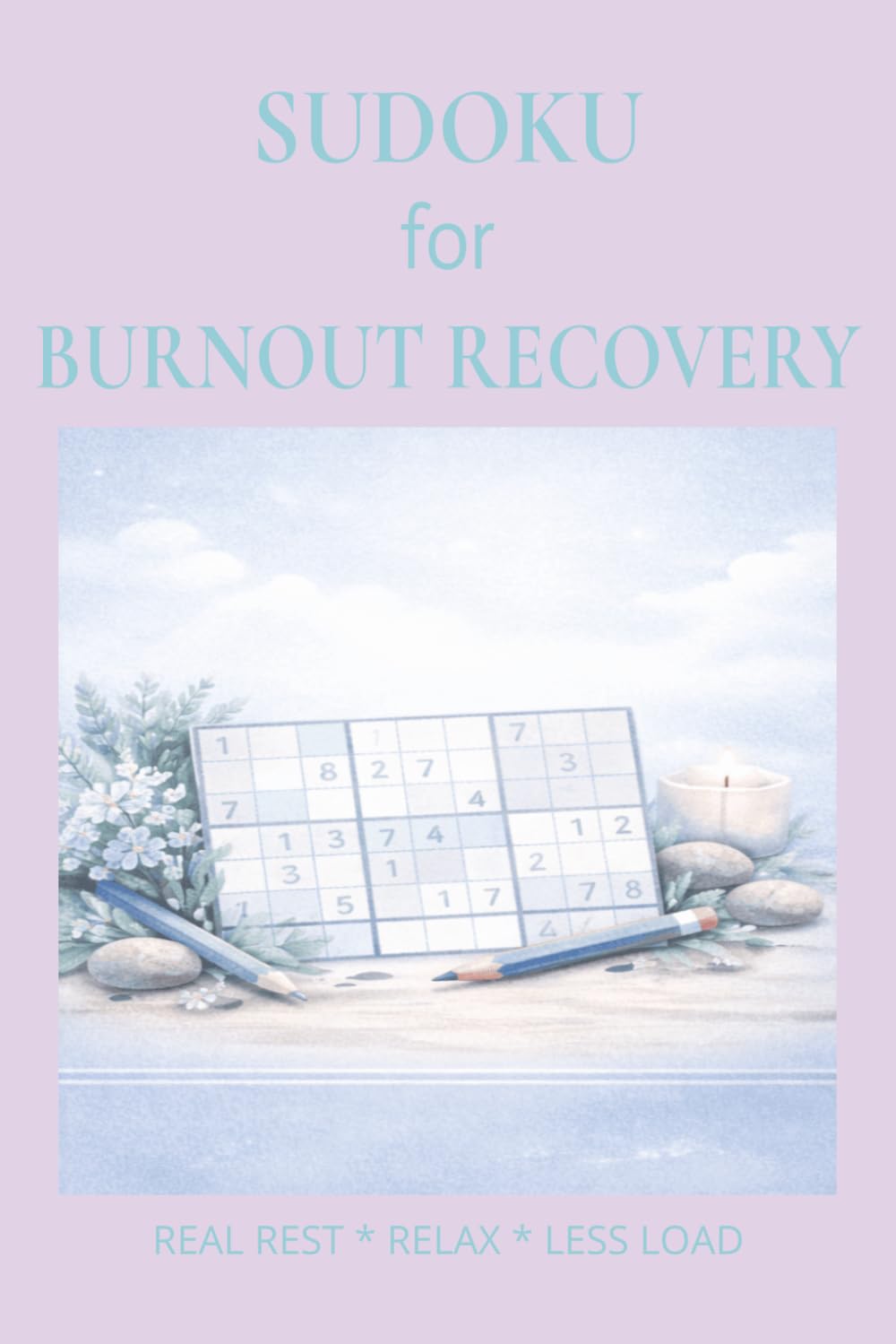 Sudoku for Burnout Recovery: Sudoku for Burnout Recovery | Help Calm The Mind, Relax, and Focus | 6x9 inches,110 pages | 50+ Puzzles | Solutions Included