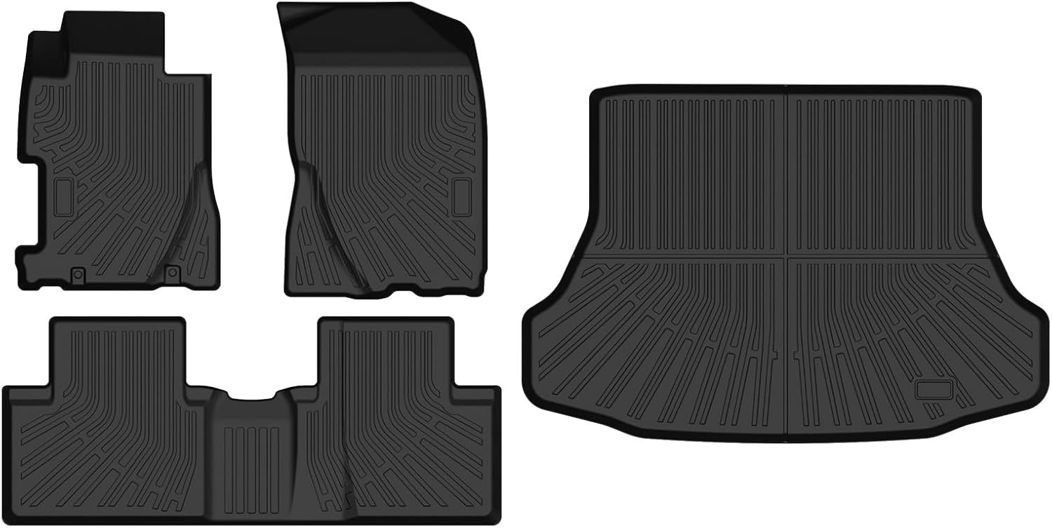 Cartist Floor Mats & Cargo Liner Fit for Honda Civic 2006-2011 Accessories All Weather Cargo Liners Carpet Protection