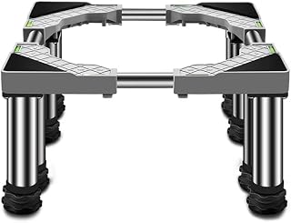 Washing Machine Stand BaseWashing Machine Base Refrigerator Shelf Holder Stand Height 19-22cm Washer Pedestals & Frames Durable Washer Dryer Stack Stands Pedestals & Frames for lar