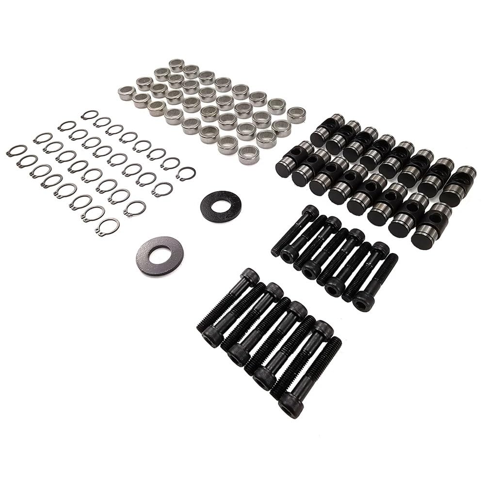 zestaw dźwigienek wydech Pasuje do chevroleta LS1 LS2 LS3 LS6 LS7 4.8 5.3 5.7 6.0 6.2 7.0 Gen III IV LS 13702-KIT 13702 zestawy czopa silnika Rocker